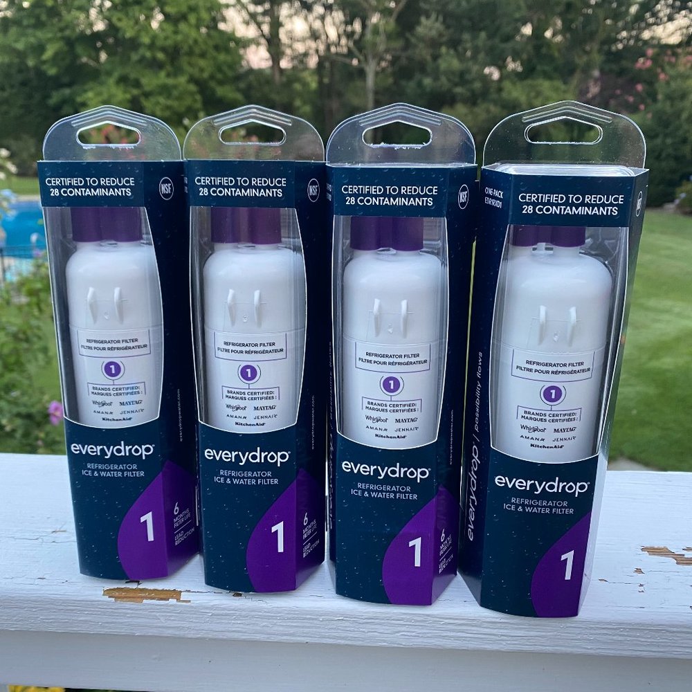 EveryDrop Refrigerator Ice and Water Filter - EDR1RXD1 - 4 pack